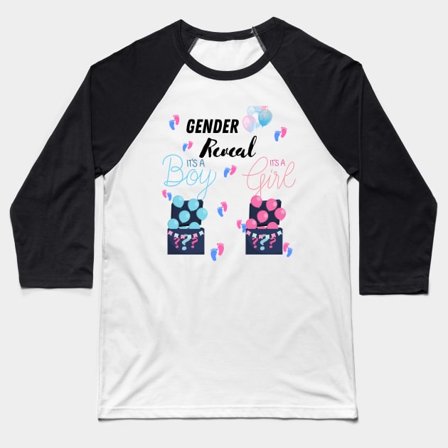 Gender Reveal Baseball T-Shirt by AlGenius